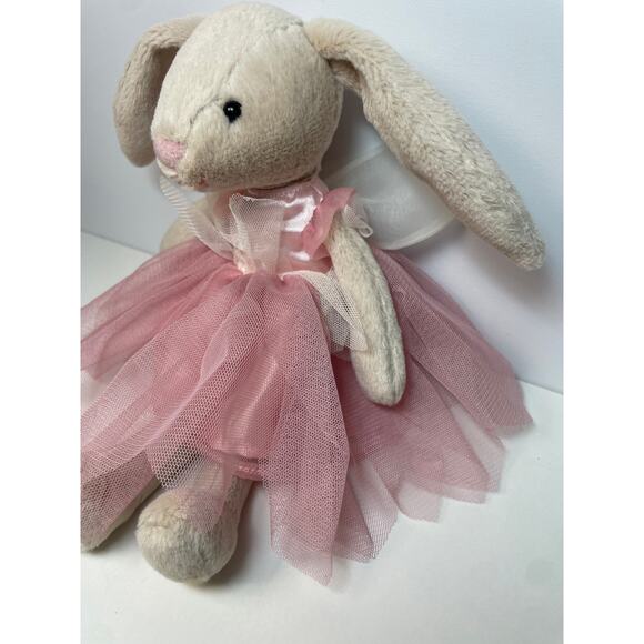 Jellycat FAIRY LOTTIE BUNNY New BNWT RARE Plush Pink Tutu Ballerina Wings Rabbit - Picture 3 of 5